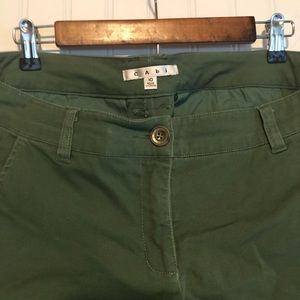 CAbi Jeans Pants Green Crop